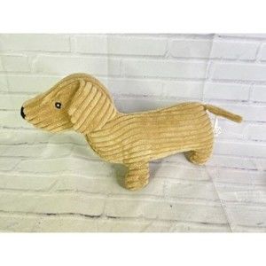 Flying Tiger Copenhagen Dachshund Hound Dog Puppy Tan Plush Stuffed Animal Toy